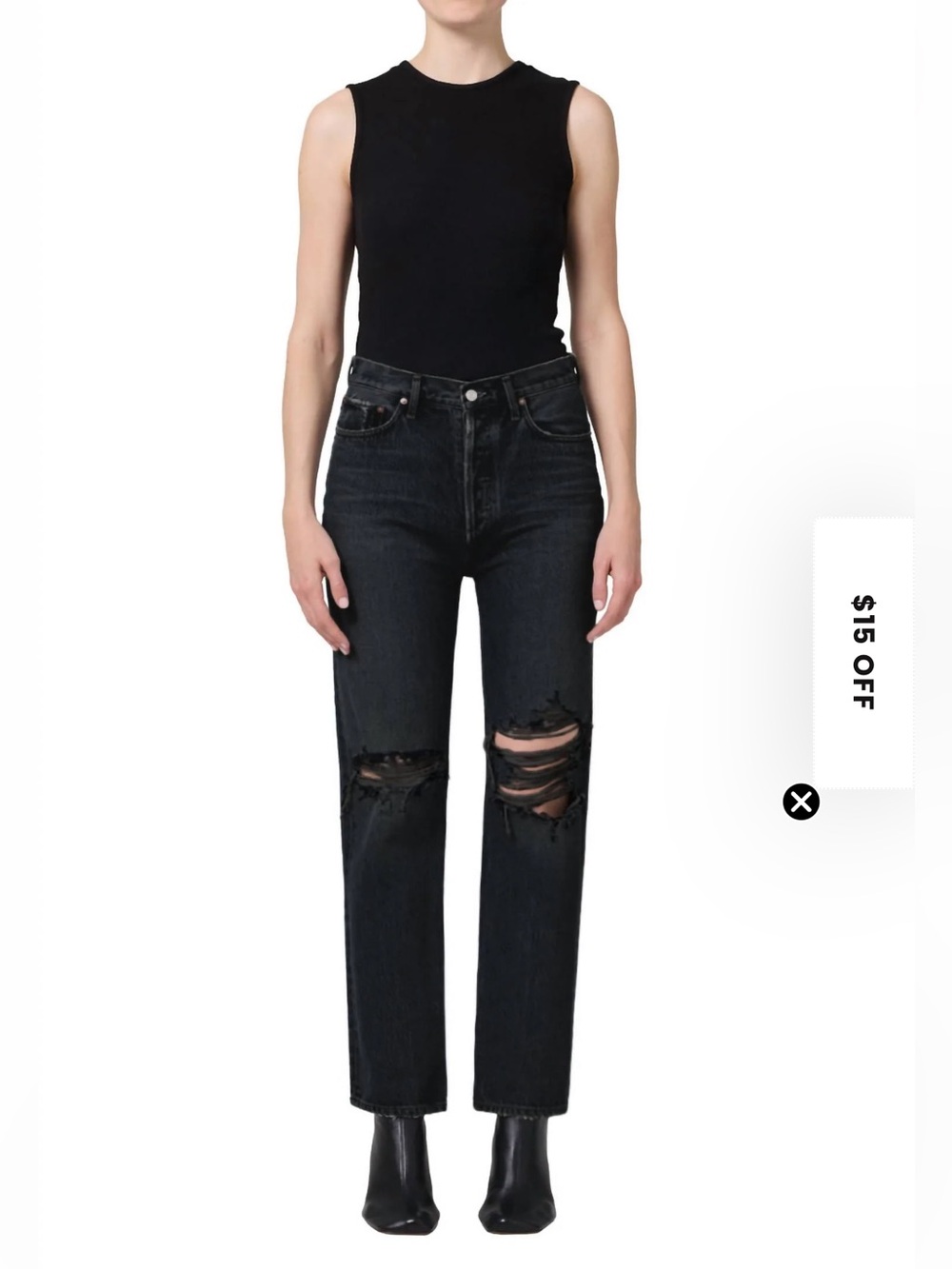 New AGOLDE 90's Pinch Waist Jeans in Fuse size 25